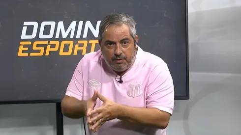 Ricardinho Martins sober Carille no Santos - Foto: Reprodução/Domingo Esportivo