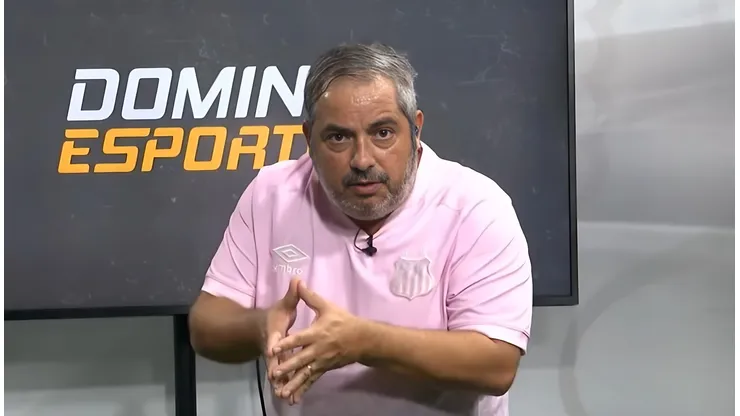 Ricardinho Martins sober Carille no Santos - Foto: Reprodução/Domingo Esportivo