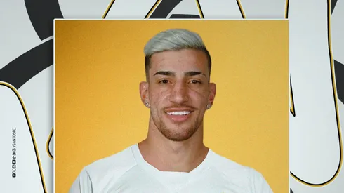 Pedrinho anunciado no Santos - Foto: Twitter oficial do Santos