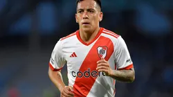CORDOBA, ARGENTINA - DECEMBER 03: Esequiel Barco of River Plate looks on during a quarter final match of Copa de la Liga Profesional 2023 between River Plate and Belgrano at Mario Alberto Kempes Stadium on December 03, 2023 in Cordoba, Argentina. (Photo by Hernan Cortez/Getty Images)