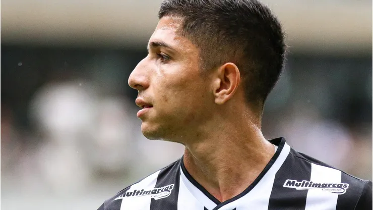 Savarino jogador do Atletico-MG durante partida contra o Patrocinense no estadio Mineirao pelo campeonato Mineiro 2022. Foto: Fernando Moreno/AGIF