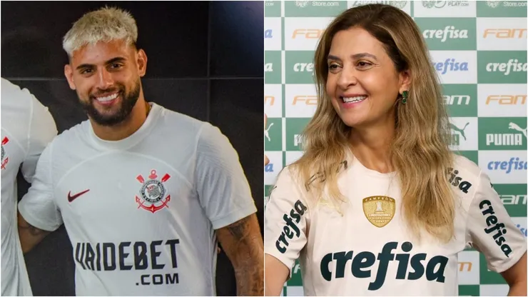 Patrocinadores máster do Corinthians e Palmeiras. Foto: Jozzu/ Corinthians; Divulgação/Palmeiras