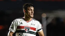 Pedrinho jogador do Sao Paulo durante partida contra o Ituano no estadio Morumbi pelo campeonato Paulista 2023. Foto: Marcello Zambrana/AGIF