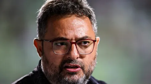 Alexandre Mattos concedeu sua primeira coletiva pelo Vascão - Foto: Gilson Junio/AGIF