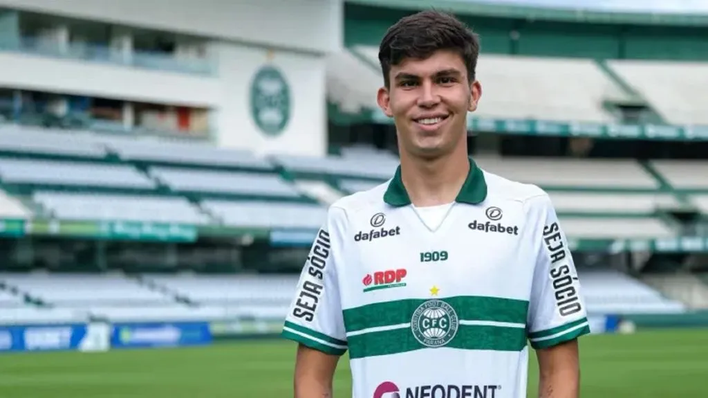 Foto: Reprodução/Coritiba – Biel Fonseca quando atuava pelo Coritiba
