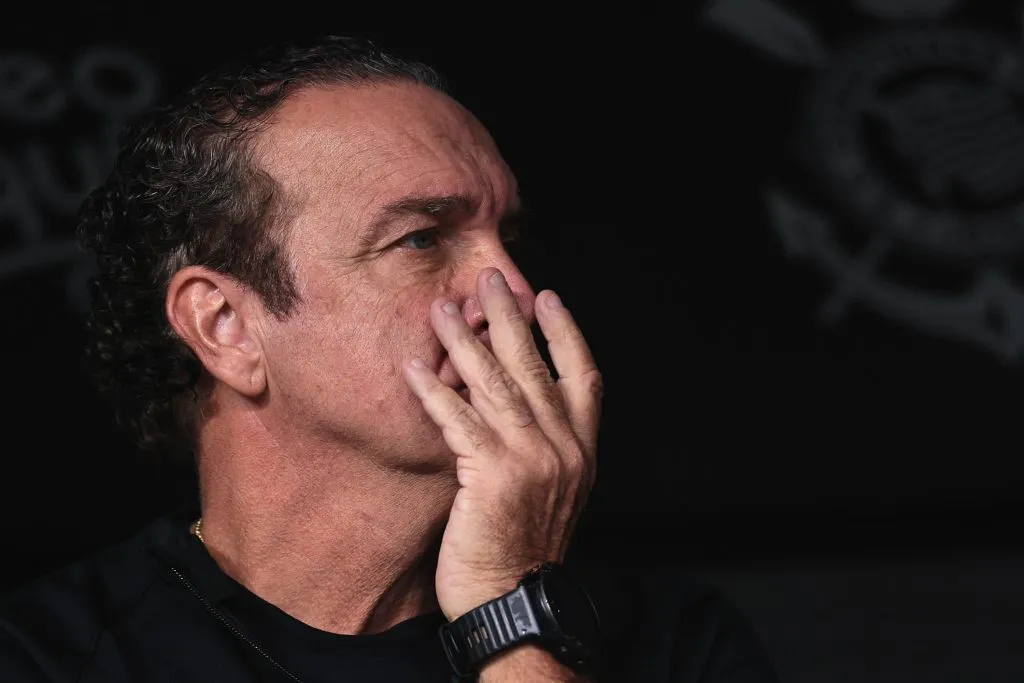 SP – SAO PAULO – 26/04/2023 – COPA DO BRASIL 2023, CORINTHIANS X REMO – Cuca tecnico do Corinthians durante partida contra o Remo no estadio Arena Corinthians pelo campeonato Copa do Brasil 2023. Foto: Ettore Chiereguini/AGIF