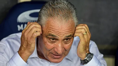 Tite, técnico do Fla Foto: Thiago Ribeiro/AGIF