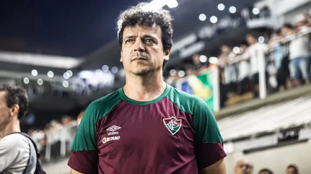 Foto: Abner Dourado/AGIF – Fernando Diniz, técnico do Fluminense