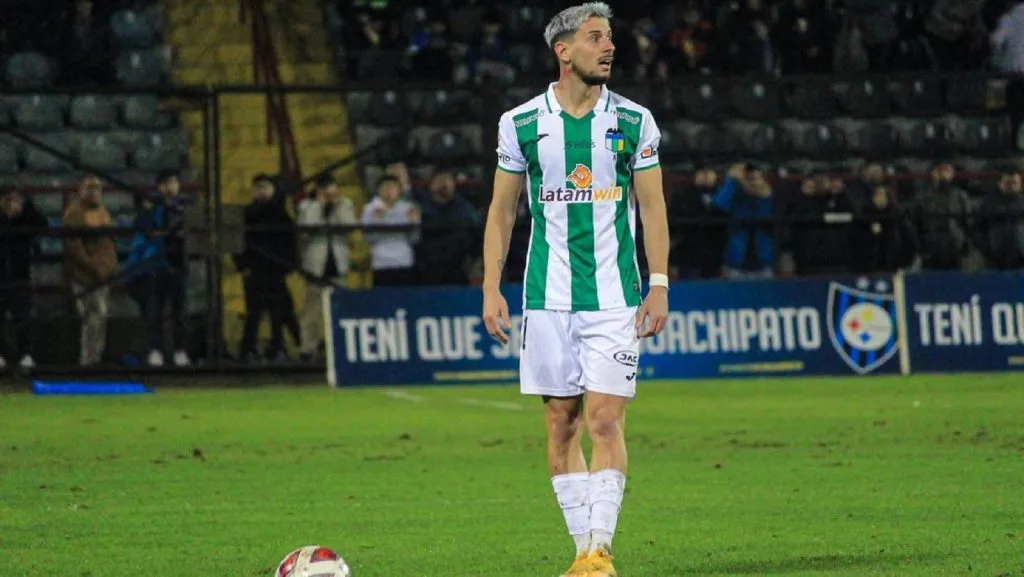 Foto: Reprodução/Twitter – Facundo Castro em ação pelo O’Higgins