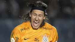 Foto: Jorge Rodrigues/AGIF - Cássio em partida do Corinthians no Campeonato Brasileiro de 2023