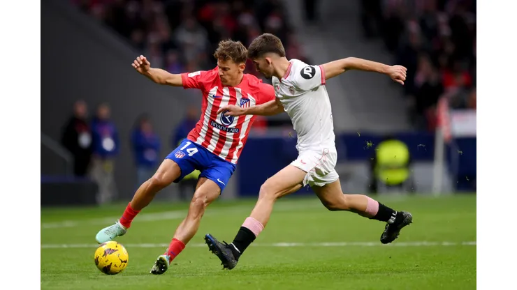 Atlético e Sevilla jogaram no Civitas Metropolitano, em dezembro de 2023, por La Liga (Foto: Denis Doyle/Getty Images)