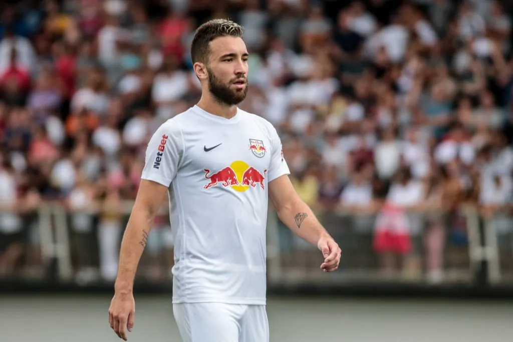O jogador Leo Ortiz em foto de arquivo atuando pelo Red Bull Brasil. Foto: Marcello Zambrana/AGIF