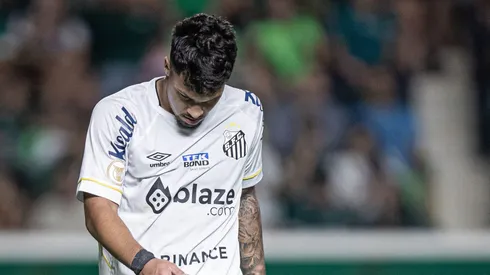 Marcos Leonardo se despede do Santos. Foto: Heber Gomes/AGIF