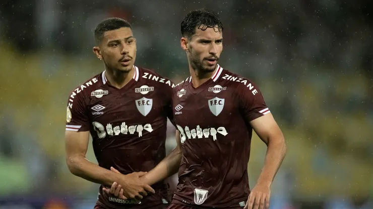 André e Martinelli, jogadores do Fluminense - Foto: Jorge Rodrigues/AGIF