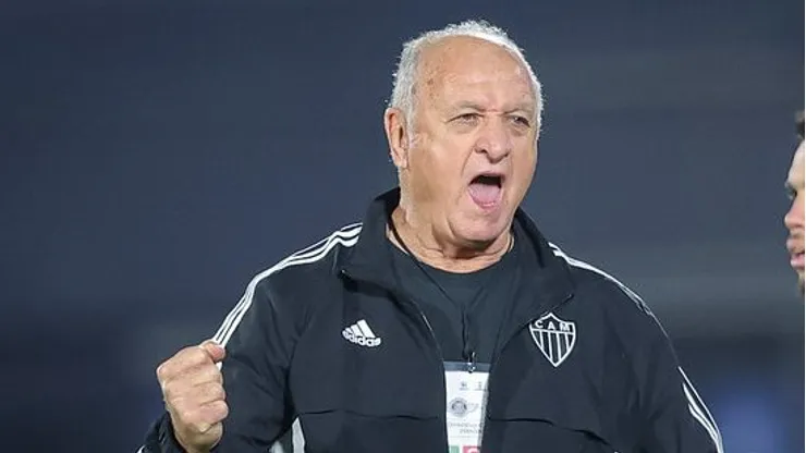 Promissor volante do Galo fala sobre Felipão.Foto: Pedro Souza / Atlético
