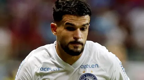 Cauly, meia do Bahia, em ação pelo Brasileirão - Foto: Felipe Oliveira/EC Bahia