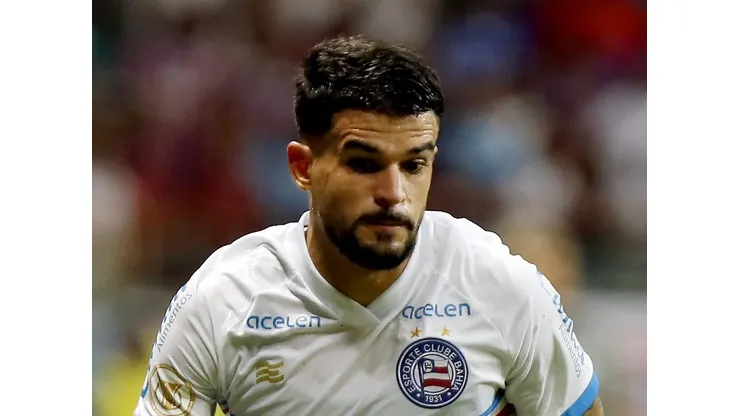 Cauly, meia do Bahia, em ação pelo Brasileirão - Foto: Felipe Oliveira/EC Bahia