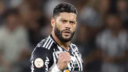 Hulk jogador do Atletico-MG comemora seu gol durante partida contra o Sao Paulo no estadio Mineirao pelo campeonato Brasileiro A 2023. Gilson Lobo/AGIF