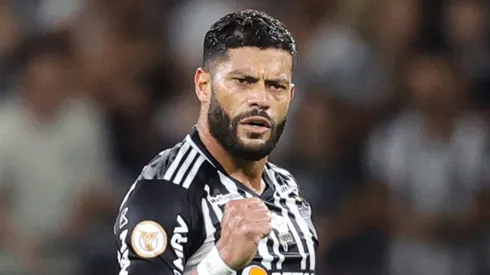 Hulk jogador do Atletico-MG comemora seu gol durante partida contra o Sao Paulo no estadio Mineirao pelo campeonato Brasileiro A 2023. Gilson Lobo/AGIF