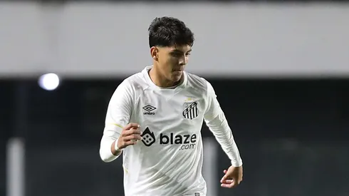 Rodrigo Cezar, atacante das categorias de base do Santos negociado com o Sub-20 do Grêmio. Foto: Pedro Ernesto Guerra Azevedo/Santos FC