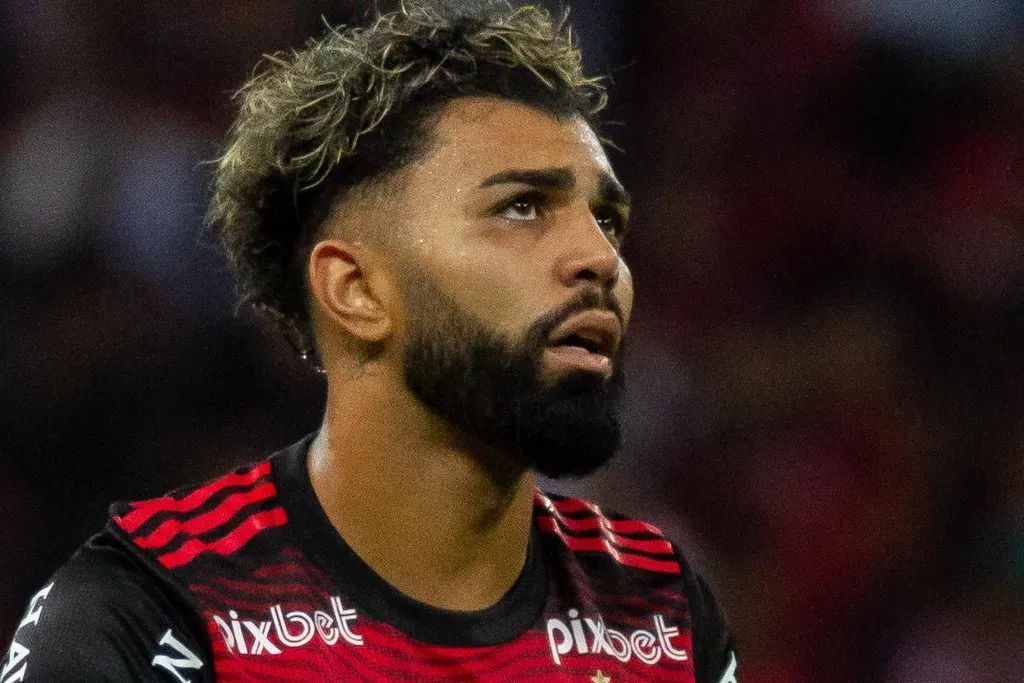 Gabigol tem contrato até 2024 com o Flamengo – Foto: Fernando Moreno/AGIF
