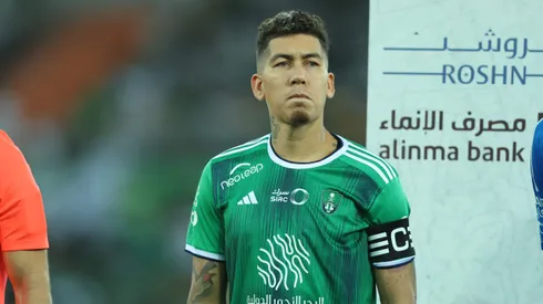 Roberto Firmino atuando pelo Al-Ahli, da Arábia Saudita. Foto: Yasser Bakhsh/Getty Images