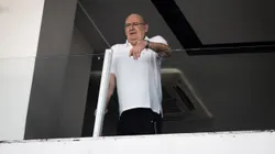 Rueda recebe título dentro do Santos. Abner Dourado/AGIF