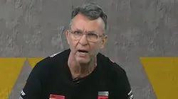 Neto mostrou imagem inédita de lance em pênalti em Fagner em Corinthians x Portuguesa - Foto: Reprodução/Band.