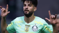 Flaco López, em ação pelo Palmeiras, no Brasileirão - Foto: Ettore Chiereguini/AGIF