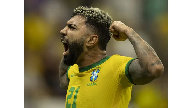 Gabigol, do Flamengo, pela Seleção Brasileira - Foto: Lucas Figueiredo/CBF