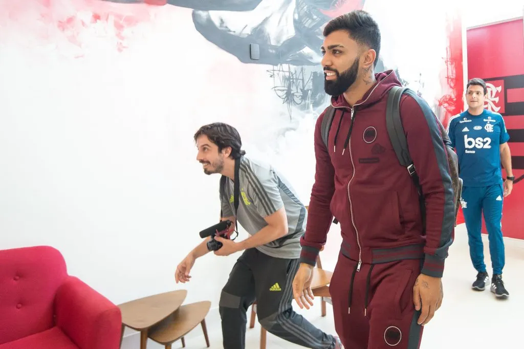 Gabigol quer cumprir o seu contrato no Flamengo. Foto: Flickr oficial Flamengo