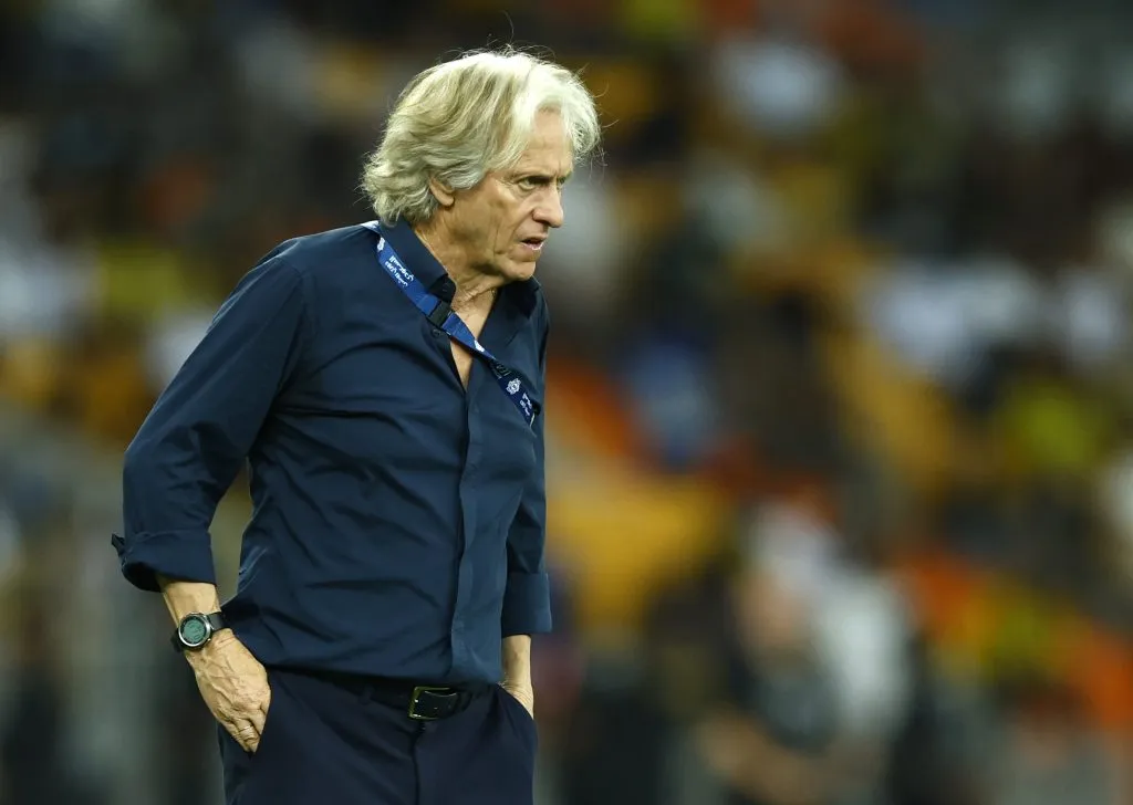 JEDDAH, SAUDI ARABIA – SEPTEMBER 01:  Jorge Jesus, Head Coach of Al-Hila is seen during the Saudi Pro League match between Al Ittihad and Al Hilal on September 01, 2023 in Jeddah, Saudi Arabia. (Photo by Francois Nel/Getty Images)