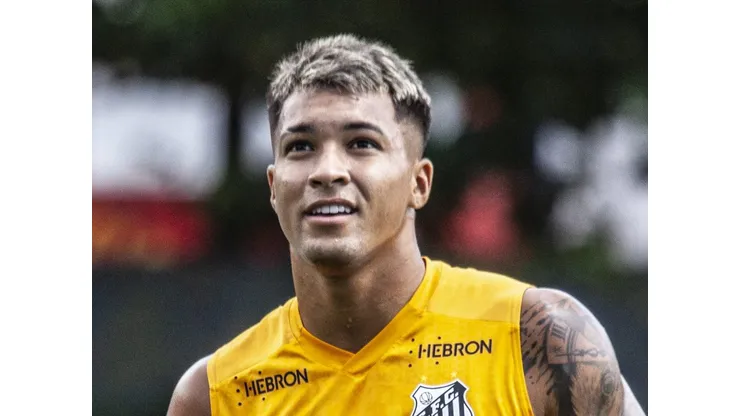 Marcos Leonardo, atacante do Santos - Foto: Bruno Santoni / Santos FC