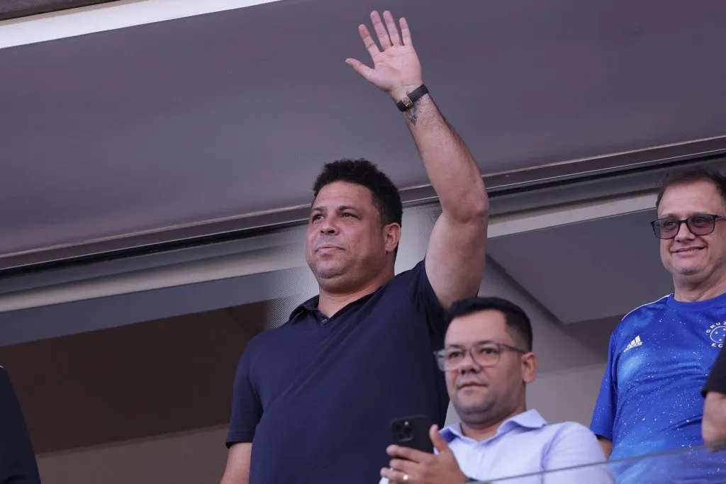 Ronaldo Nazario mandatário do Cruzeiro. Foto: Ettore Chiereguini/AGIF