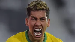 Foto: Thiago Ribeiro/AGIF - Firmino comemorando gol pela Seleção Brasileira na Copa América de 2021