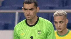 Santos, goleiro do Flamengo, pelo Brasil - Foto: Lucas Figueiredo/CBF