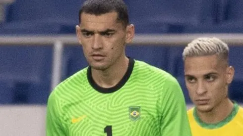 Santos, goleiro do Flamengo, pelo Brasil - Foto: Lucas Figueiredo/CBF