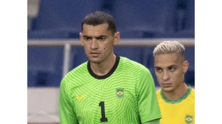 Santos, goleiro do Flamengo, pelo Brasil - Foto: Lucas Figueiredo/CBF