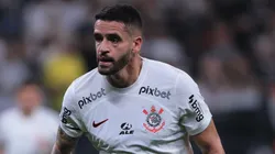 Renato Augusto jogador do Corinthians durante partida contra o Estudiantes no estadio Arena Corinthians pelo campeonato Copa Sul-Americana 2023. Ettore Chiereguini/AGIF