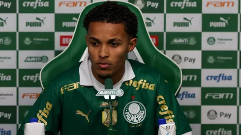 Lázaro somou poucos minutos pelo Palmeiras sob o comando de Abel - Foto: Cesar Greco/Palmeiras/by Canon