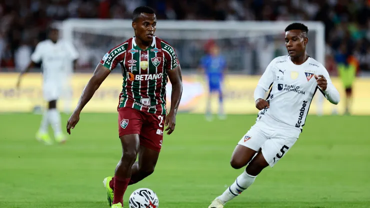 LDU x Fluminense, na 1ª decisão da Recopa. Photo by Franklin Jacome/Getty Images