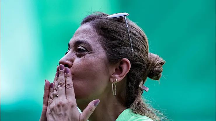 Leila presidente do Palmeiras, ajuda Tricolor Foto: Fabio Giannelli/AGIF