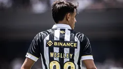 Weslley Patati entrou no 2º tempo contra o São Bernardo e fez ótima partida - Foto: Raul Baretta/Santos FC