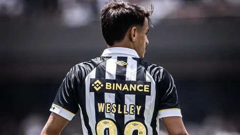 Weslley Patati entrou no 2º tempo contra o São Bernardo e fez ótima partida - Foto: Raul Baretta/Santos FC