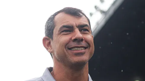 SP - SANTOS - 04/02/2024 - PAULISTA 2024, SANTOS X GUARANI - Fabio Carille tecnico do Santos antes da partida contra o Guarani no estadio Vila Belmiro pelo campeonato Paulista 2024. Foto: Reinaldo Campos/AGIF