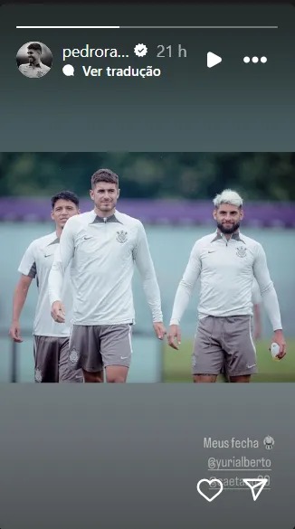 Post de Pedro Raul nas redes sociais. Foto: rede social / Pedro Raul