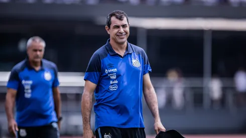 Fábio Carille vive momento especial no Santos. Foto: Abner Dourado/AGIF