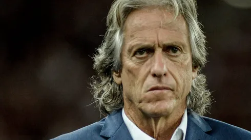 Jorge Jesus tecnico do Flamengo durante partida contra o Barcelona-EQU no estadio Maracana pelo campeonato Libertadores 2020. Foto: Allan Carvalho/AGIF