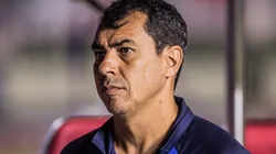 Foto: Abner Dourado/AGIF - Fábio Carille comandando o Santos no Campeonato Paulista