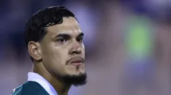 SP - BARUERI - 08/02/2024 - PAULISTA 2024, PALMEIRAS X ITUANO - Gustavo Gomez jogador do Palmeiras durante partida contra o Ituano no estadio Arena Barueri pelo campeonato Paulista 2024. Foto: Marcello Zambrana/AGIF